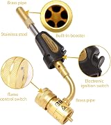 Hopbucan Turbo Torch Self Ignition Brazing Soldering Welding Plumbing Tool view 6