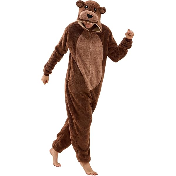 Pyjama Grenouillère Adulte Unisexe Lapin – Pour Noël, Halloween, Cosplay, Avec Capuche Et Queue, Inclus Guirlande Lumineuse - 6