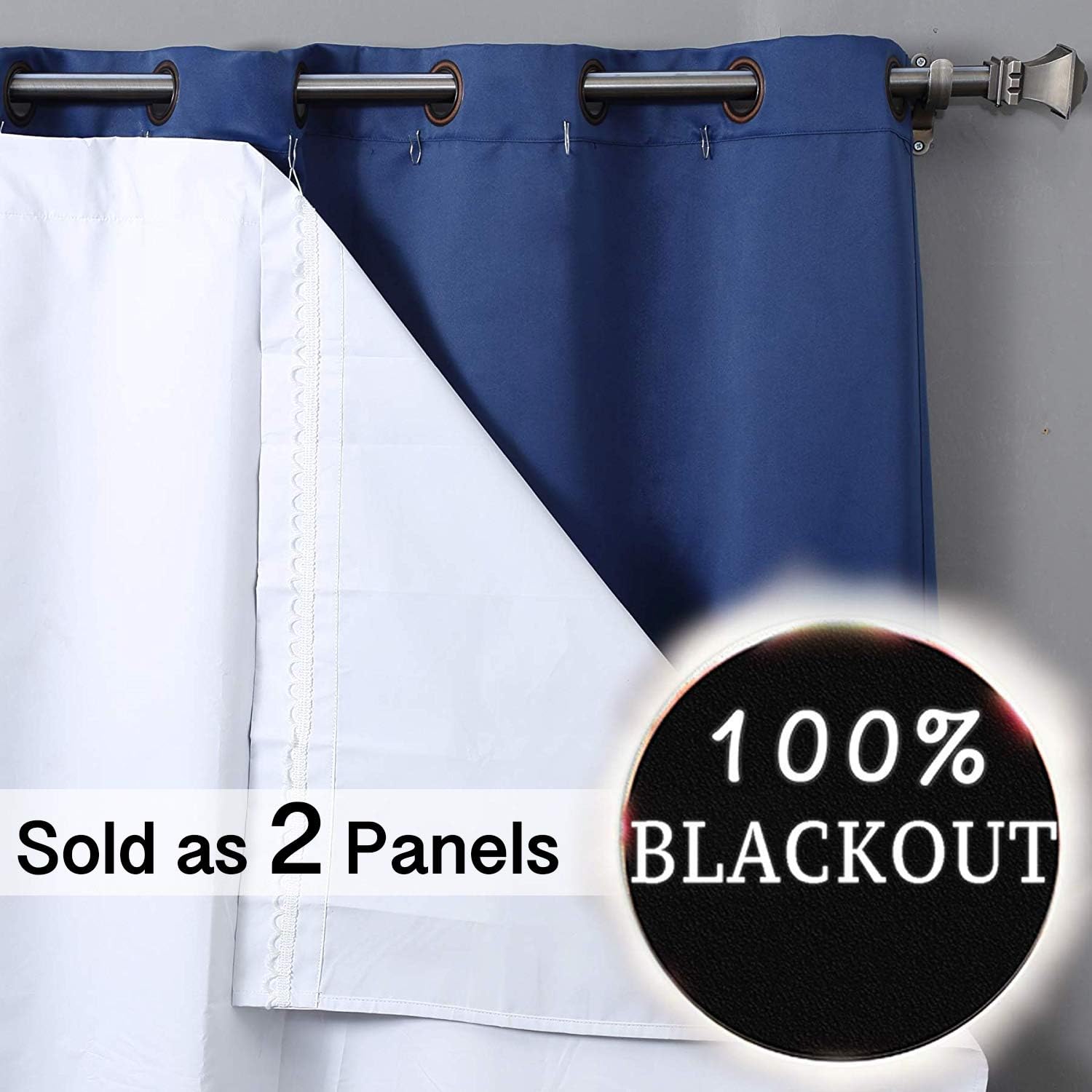 Amazon Com Rose Home Fashion Rhf 100 Blackout Curtain Liner