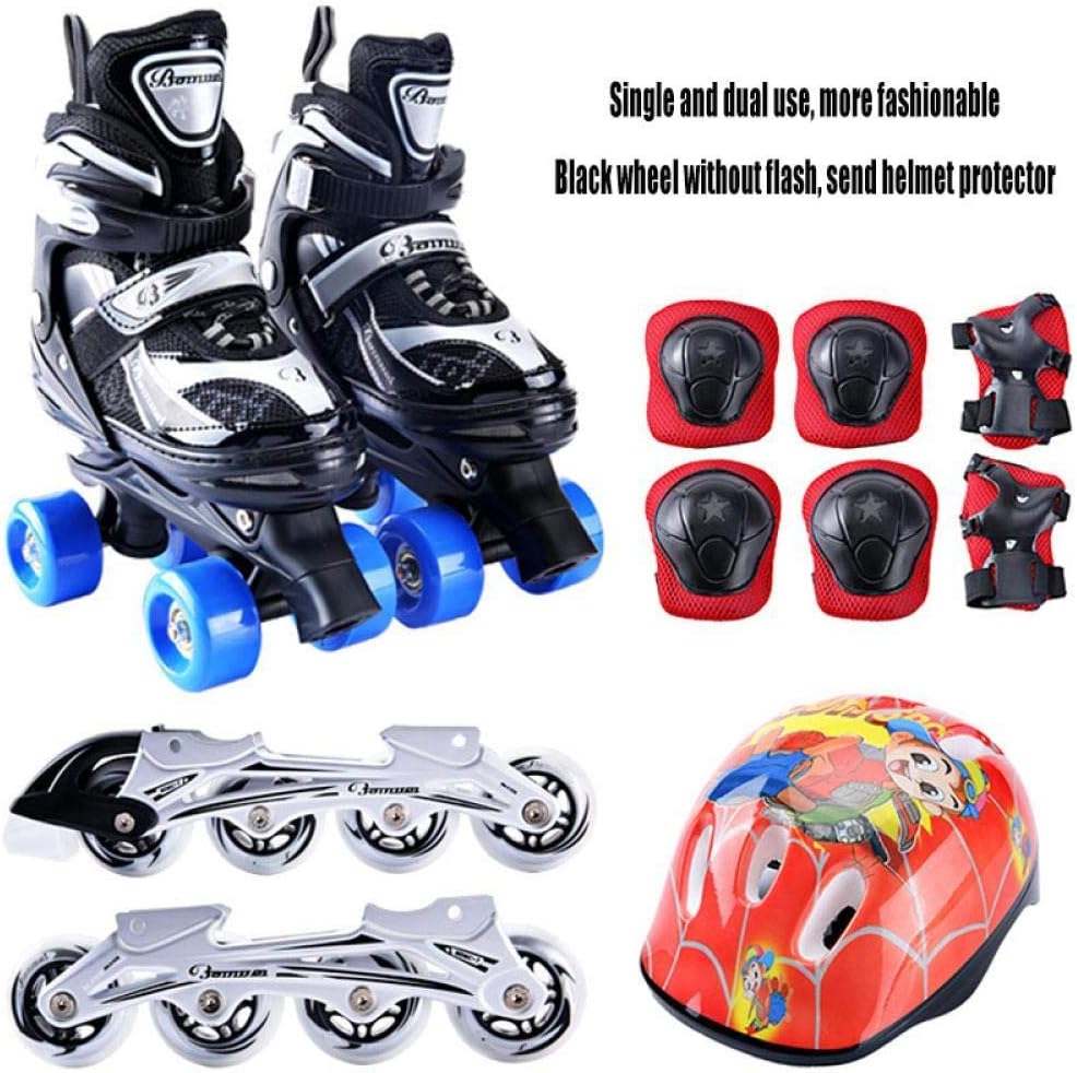 BTYKJ Sports goods straight row roller skates adult roller skates single row roller skates boys and girls recommend beginners