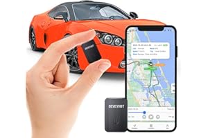 DEVEYHOT GPS Tracker for Vehicles - Real Time Tracking Device, Magnetic Design, No Subscription Fees GPS Tracker for Car Hidden, Kids, Elderly, Assets (GF-08)