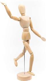 Mont Marte Manikin Male 30cm – Wooden Drawing Model Puppet view 5