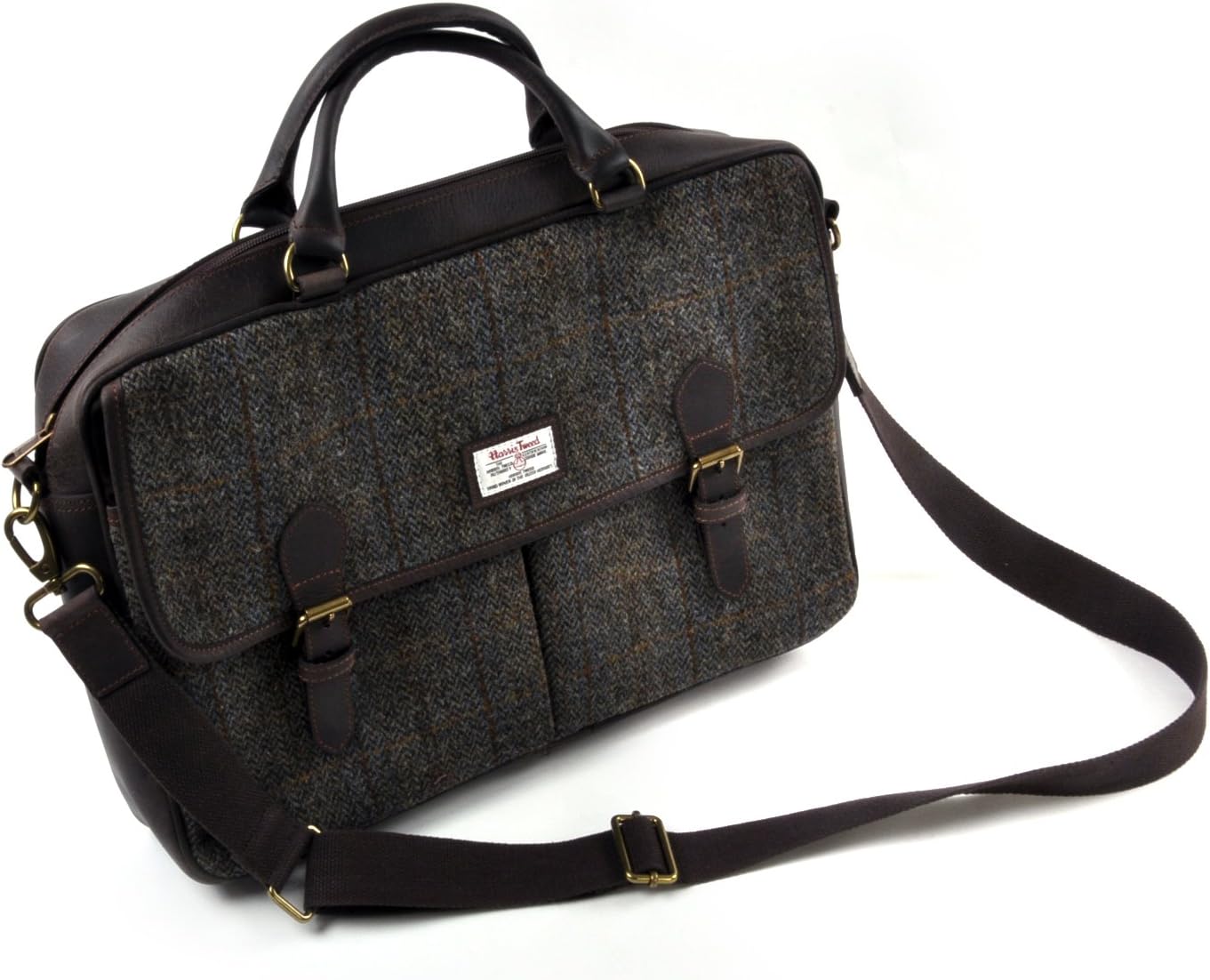 tweed briefcase