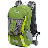Bike Backpack With Rain-Cover, Mountain Biking Backpacks, Lightweight Packable Daypack Waterproof For Travel, Small Backpack For Bicycle Riding,Hiking,Camping (Army Green)