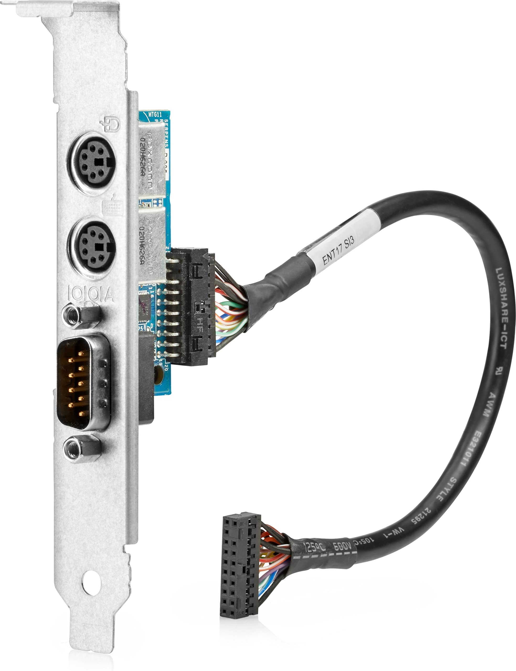Adaptateur HP PCIe interne vers 2x ports PS/2, Série DB9