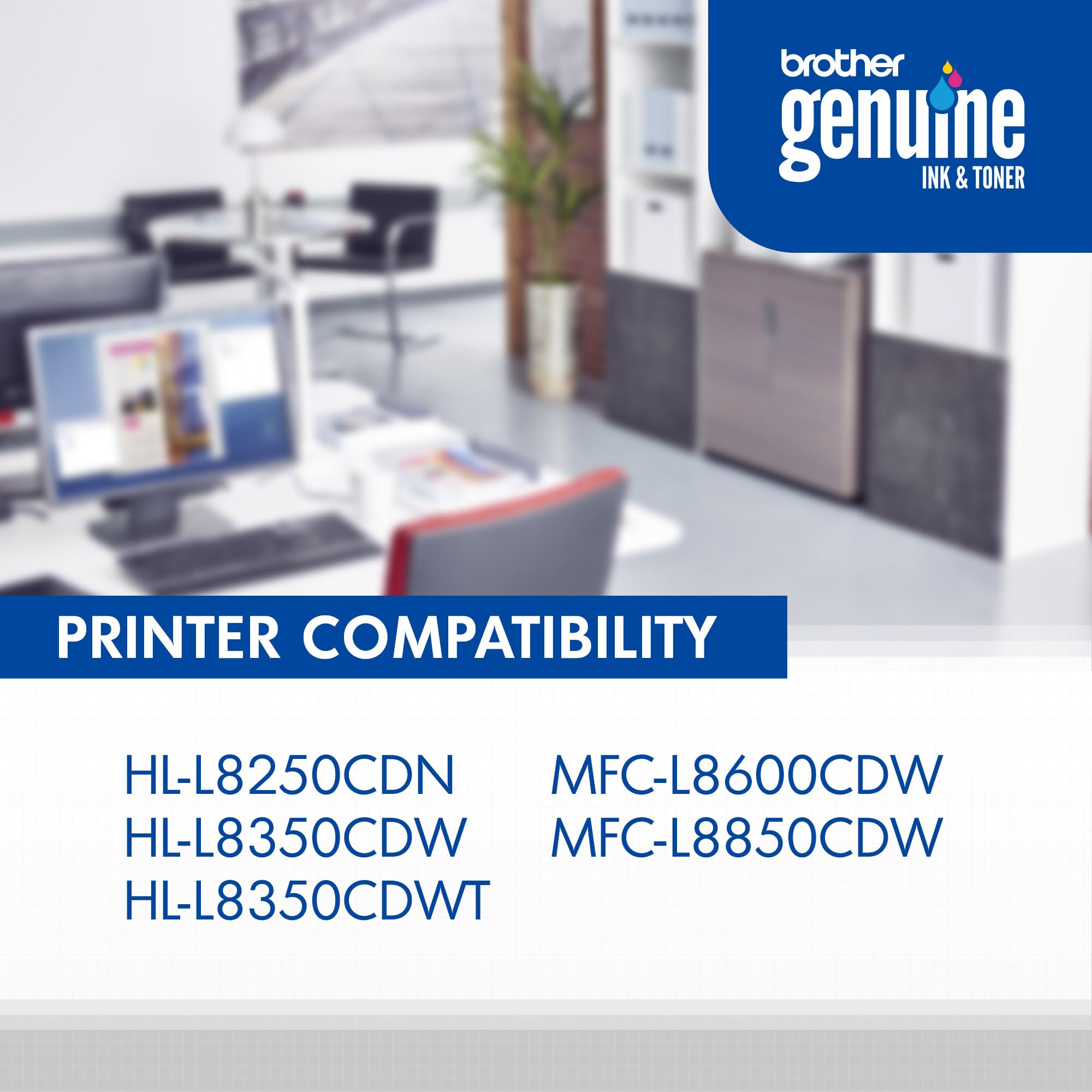 Brother TN-336BK DCP-L8400 L8450 HL-L8250 L8350 MFC-L8600 L8650 L8850 Toner Cartridge (Black) in Retail Packaging