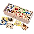 Melissa & Doug Self-Correcting Alphabet Wooden Puzzles with Storage Box (52 pcs) ABC Puzzles, Wooden Alphabet Puzzle for Kids