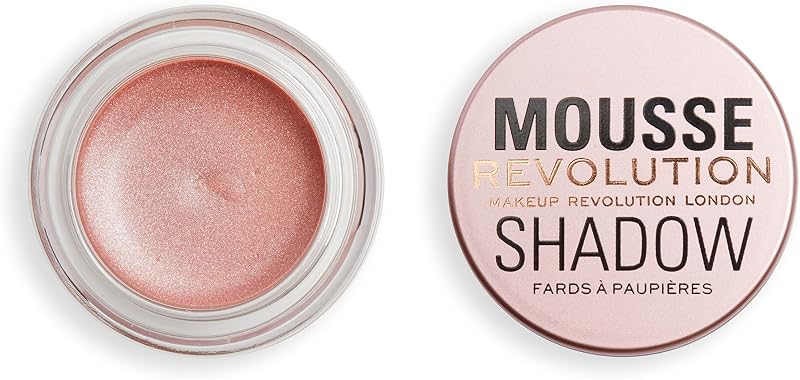 Revolution Beauty London Mousse Shadow Light Gold Cream-to-Powder Cheeks Eyes 4g