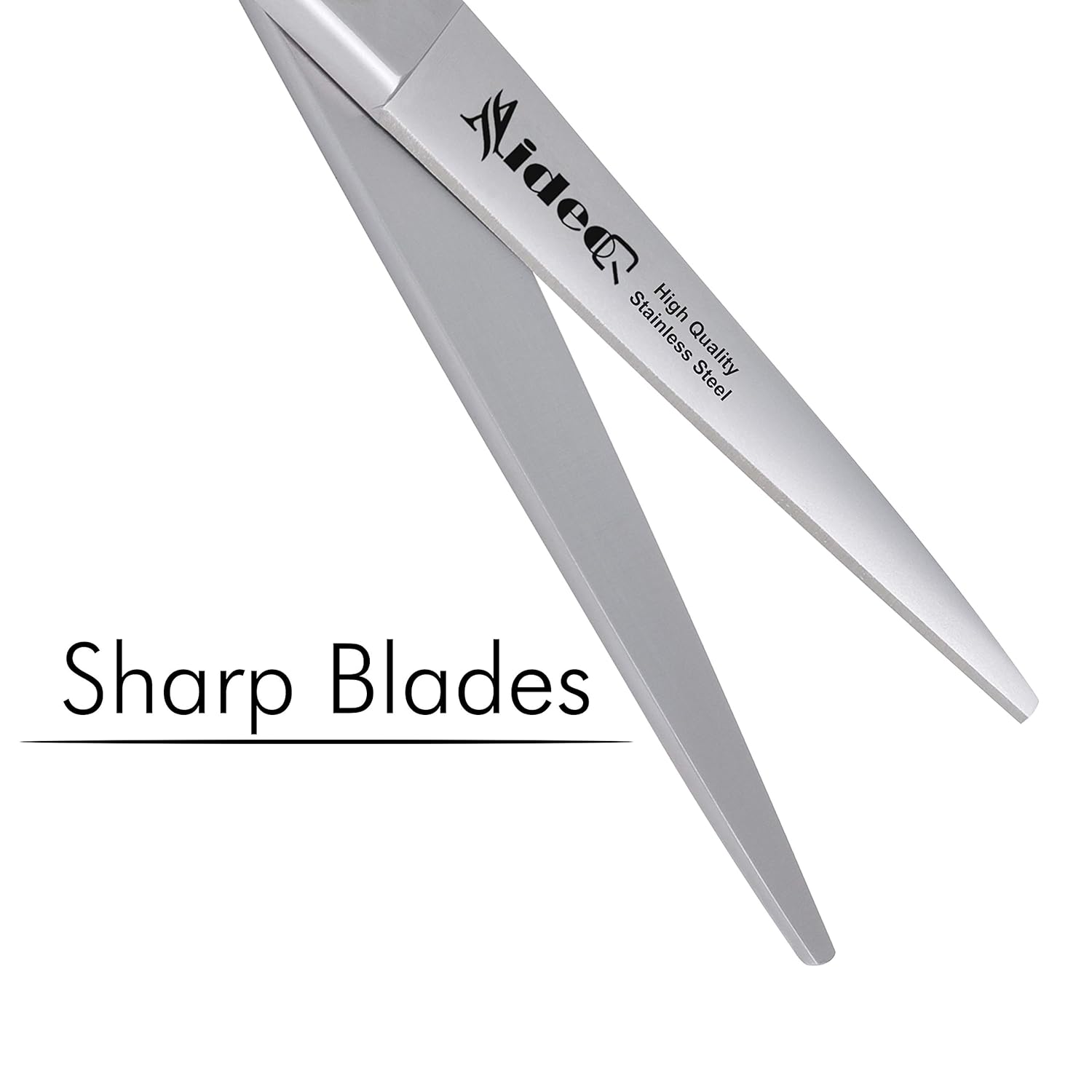 Barber Scissors 6.5" - Hair Cutting Shears - scissors for hair cutting - Professional Scissors - hairdresser scissors. J2 Stainless Steel Hair Scissors (Silver) : Beauty