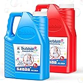 EagleStone Bubbles Solution Refill 2 Bottles 64 oz (Up to 5 Gallon) Concentrated, Giant Bubble Solution for Machines, Guns, Wands - Summer, Easter, Christmas Toys