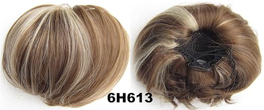 Amazon Com Synthetic Hair Bun Curly Hair Bun Clip In Hair Piece