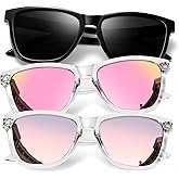 KALIYADI Womens-Sunglasses Polarized Sunglasses-Womens Trendy: Retro Sun Glasses with UV Protection for Travel Driving