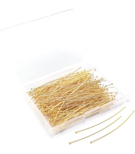 100 Pièces Épingles À Tête Plate En Acier Inoxydable Avec Tête De Balle