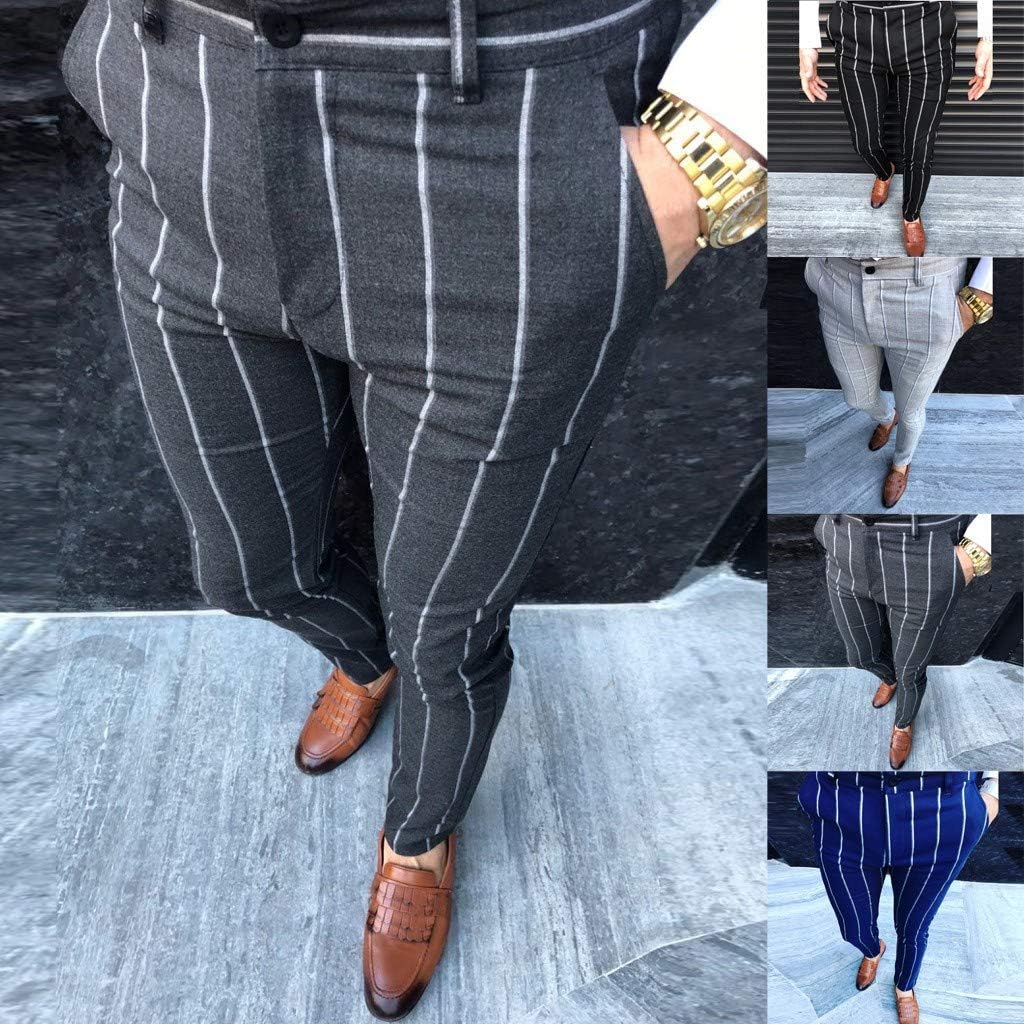 business casual striped pants