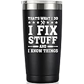 MASGALACC Funny Gag Gifts for Men - Fathers Day, Birthday Gift for Dad from Daughter Son, Him, Husband, Grandpa, Uncle, Cool Stuff for Men Christmas - 20 oz Stainless Steel Tumbler