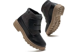 Daclay Toddler Boys Girls Boots Kids Work Boots Winter Snow Boot Hiking Outdoor Shoes