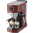 DRAGONBALL Espresso Machine, 1350W Cappuccino Machine, Small Espresso Machine with 40 oz Removable Water Tank, Espresso Coffe