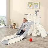 Virubi 5 in 1 Toddler Slide Playset, Climbing Toys