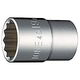 TONE Socket 12-Point 4D-19 1/2" Inch Drive 19mm
