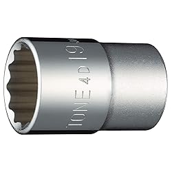 TONE Socket 12-Point 4D-19 1/2" Inch Drive 19mm