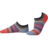 Solmate Socks Mismatched No Show Liner Socks for Women/Men, USA Made with Recycled Yarns