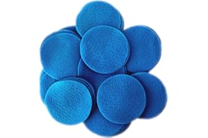 Playfully Ever After Blue Craft Felt Circles (1.5 Inch - 94pc)
