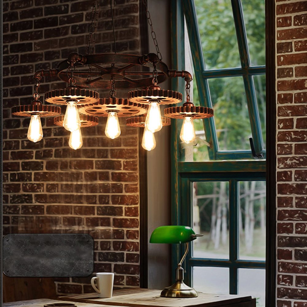 B2ocled 4W(30W Equivalent) LED Edison Bulb ST64 Style Vintage Filament Light Bulbs, Warm White 2700K, E26 E27 Medium Base Lamp for Pendant Light, Wall Lamp(6 Pack)