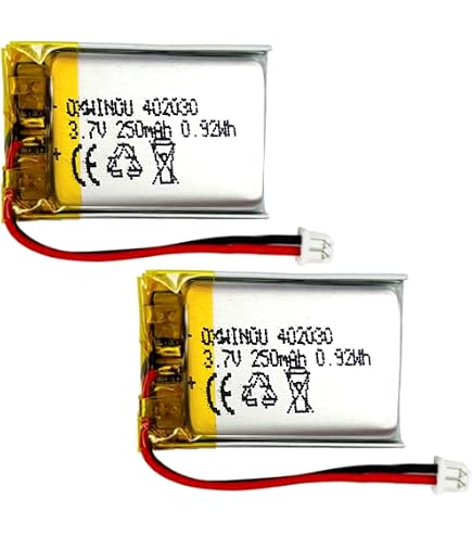 TECHTEK Batteria 380mAh compatibile con [Jabra] Evolve 2, Evolve2 65 sostituisce AHB300265 FBA