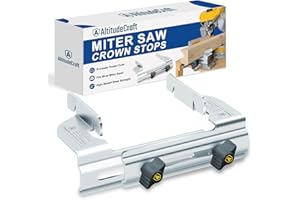 AltitudeCraft Miter Saw Crown Stops, Crown Molding Jig, Fits DEWALT DW702 DW703 DW706 DW708 DW712 DW713 DW715 DW716 DW717 DW718 DWS780 for Precise Vertical Cuts