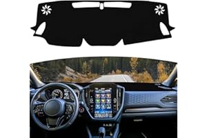 FormiPow Dash Mat for 2025 Subaru Forester, Non-Slip Dash Covers, UV Protection, Premium Suede, Car Dashboard Protector & Sunshield (Black)