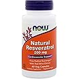 Now Foods, Natural Resveratrol 200Mg (Veggie Caps), 60 Caps