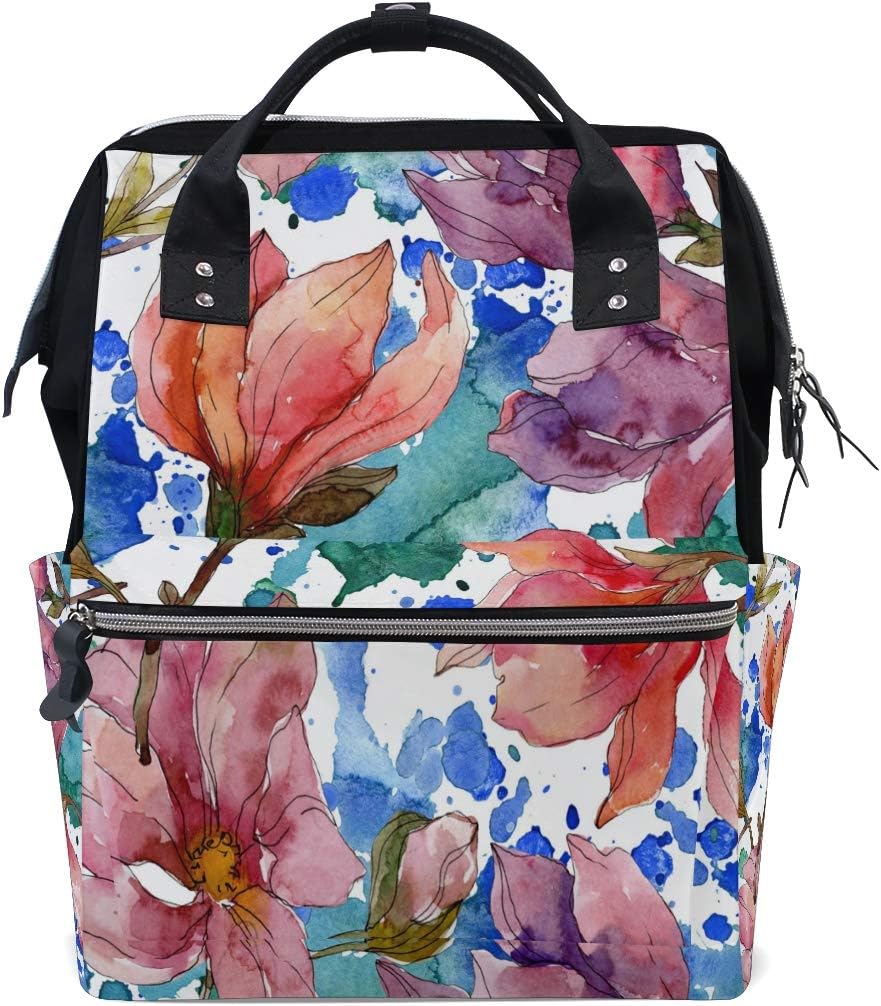 floral nappy bag