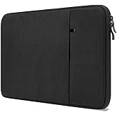 ProElife 13-Inch Laptop Sleeve Case for 2025-2022 MacBook Air 13.6 inch with M4 M3 M2 Chip (A3240/A3113/A2681) Accessory Travelling Carrying Bag Water-Resistant Simple Cover Case (Black)