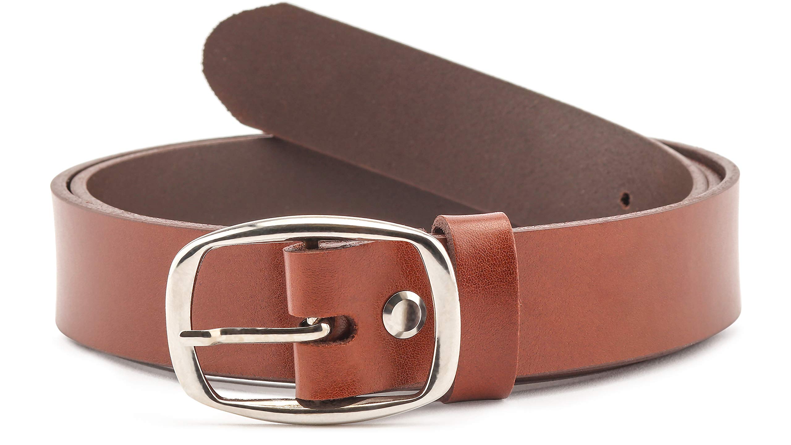 Merry Style Women's Leather Belt D41 (Brown, 95 cm (Total length 114 cm)) — image 1