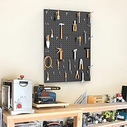 TORACK 3 pcs Metal Pegboard Panels for Wall Garage