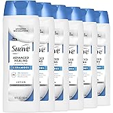 Suave+ Advanced Healing Hand & Body Lotion for Women With Ceramides for Very Dry Skin, Hydrating, Non-Greasy, Allergen-Free Moisturizing Cream, Lightly Scented, 18 FL OZ, 6 Pack