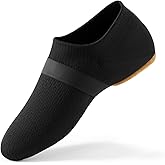 SANGEESON Jazz Shoe Slip-on for Women and Men's Dance Shoes