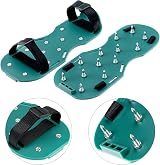 QWORK Self-Levelling Cement Tool Kit Roller Spike Shoes Scraper Epoxy Floor view 3