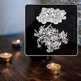 WINOMO Aluminium Tea Light Case 100 Sets DIY Wax Candle Molds view 6
