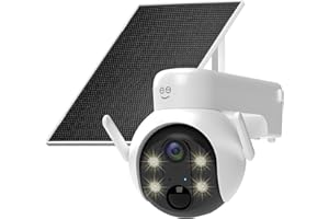 Geeni Insight 3MP Smart PTZ Solar Security Camera – Auto-Follow Motion Tracking, 2K HD Wire-Free Outdoor WiFi Camera with 3W 