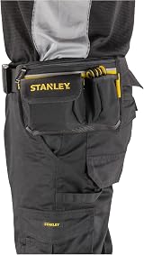 STANLEY 600 Denier Tool Pouch Zippered Pocket Adjustable Belt 1-96-179 view 3