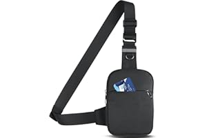 Small Sling Bag Mini Crossbody Bag with RFID Blocking Fashionable Fanny Pack for Women and Men Lightweight Chest Bag for Trav