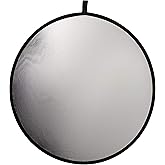 Fotodiox 42in (100cm) 2-in-1 Collapsible Reflector Disc - Silver/White