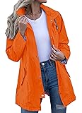 Kikibell Rain Jacket for Women Packable Windbreaker