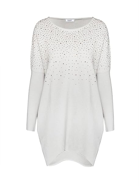 white oversized jumper dress