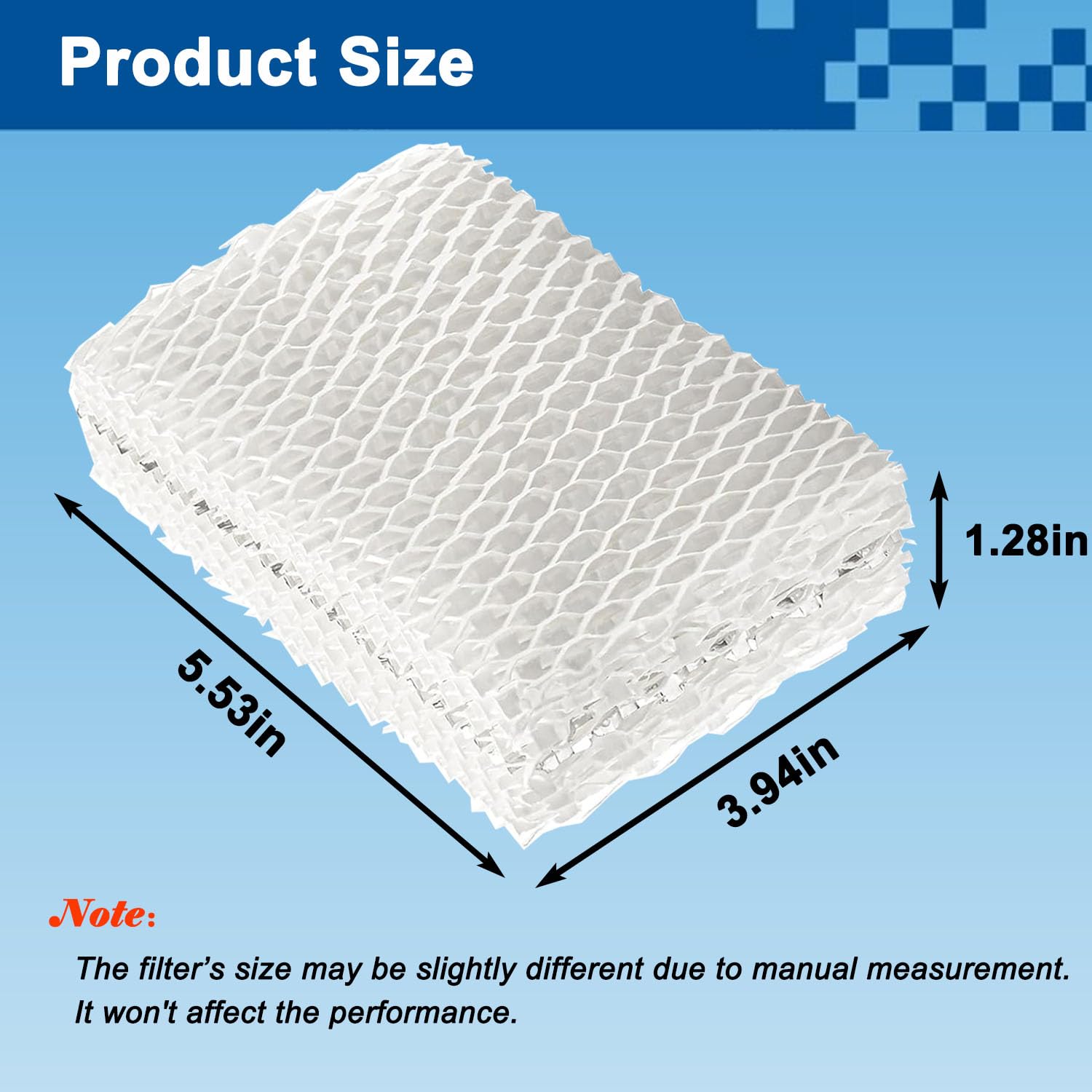 6 Pack WF813 Humidifier Filter Replacement, Upgraded Humidifier Wick Filter for ReliOn RCM-832 RCM-832N, for ProCare PCWF-813 PCCM-840, for Equate EQWF813 EQ 2119-UL Cool Mist Humidifier Filters