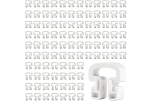 BUDLGYEXI Perfect Soccer Net Clips for Goal, Football Net Clips for Goal Net Systems - Sturdy Nylon Soccer Goal Lock Net Clips, Training & Replacement Accessories