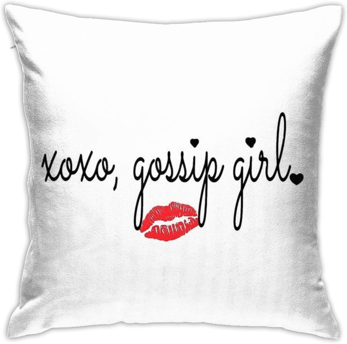 Amazon Com Mabel Xoxo Gossip Girl Square 45cmx45cm Pillow Home Bed Room Interior Decoration Home Kitchen