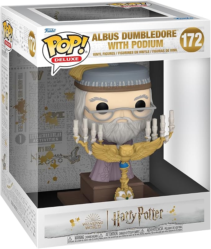 POP! Harry Potter: Prisoner of Azkaban - Albus Dumbledore with Podium — foto 1 de 8