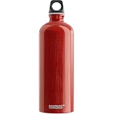 SIGG Aluminum Traveller Water Bottle (1.0 L), Black, Lightweight Reusable Water Bottles, Easy-Carry Leak Proof Water Bottle, Travel Bottles for On the Go, BPA-Free